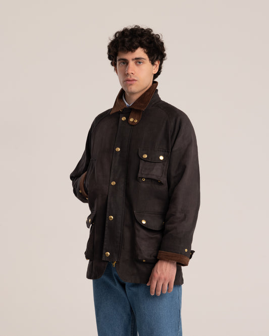 Waxed Jacket Graphite