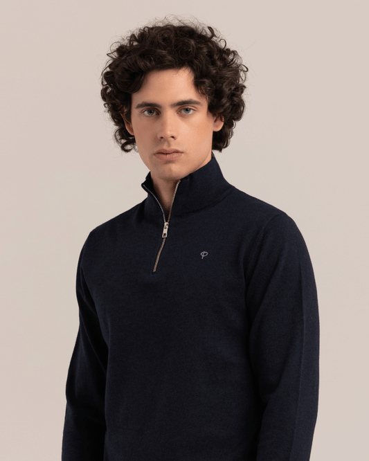 Half-Zip Sweater Navy