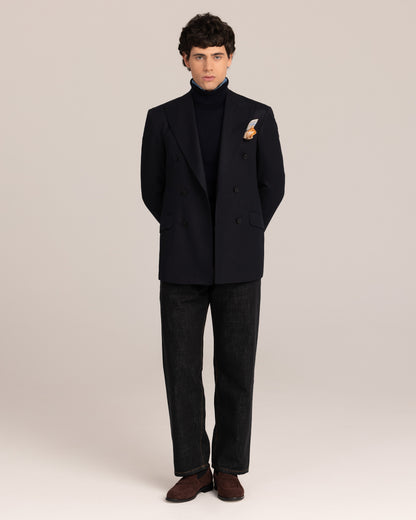 Classic Japan Denim Jeans Dark Navy