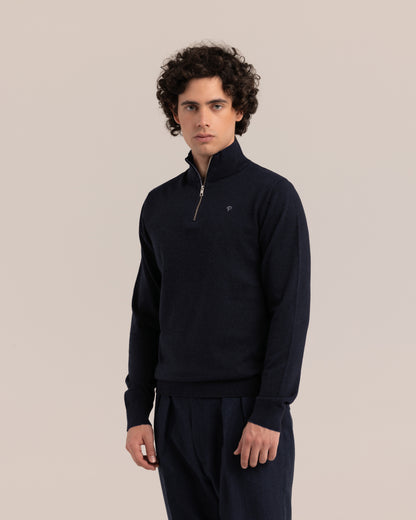 Half-Zip Sweater Navy
