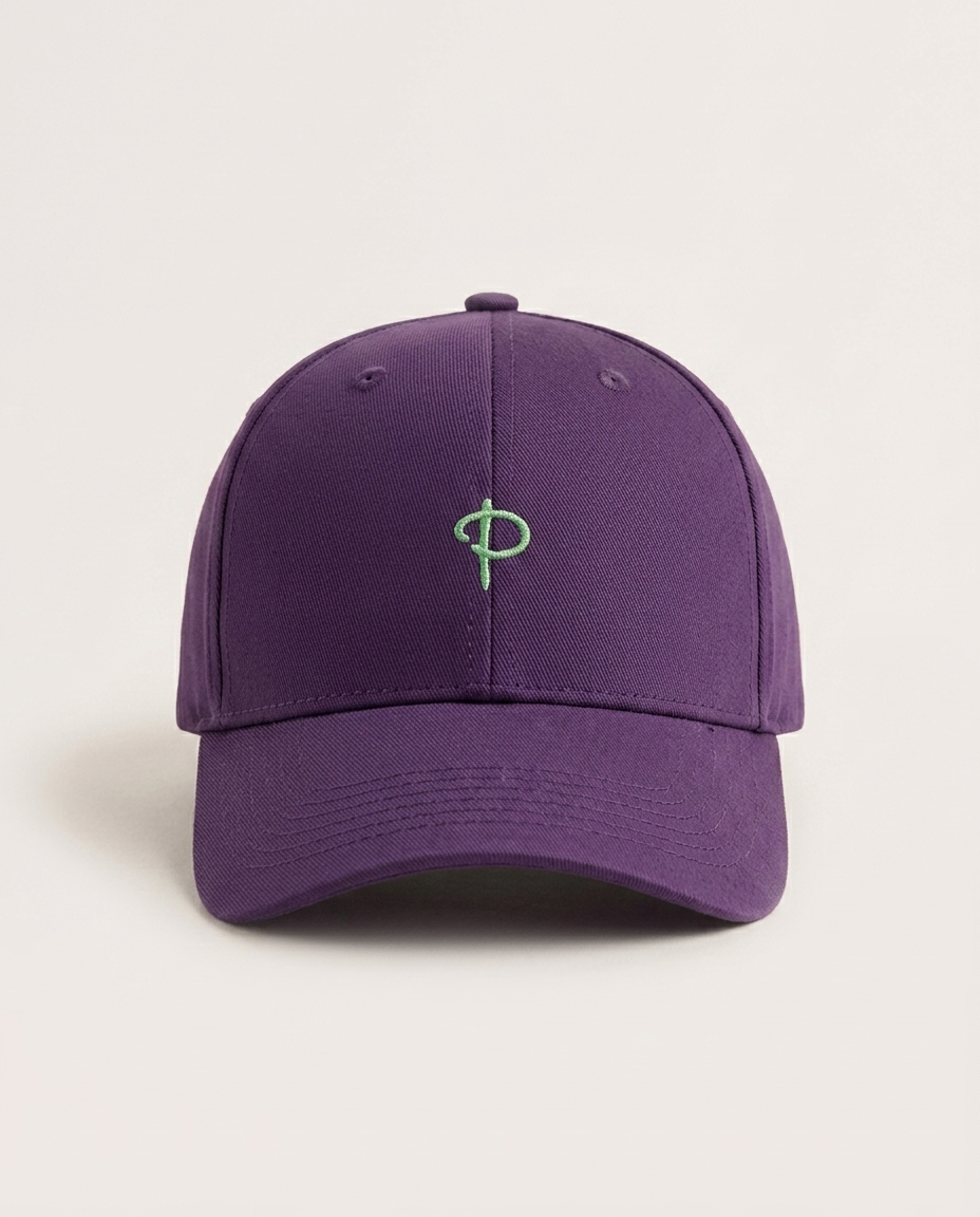 Baseball Cap Violet Purple Cotton