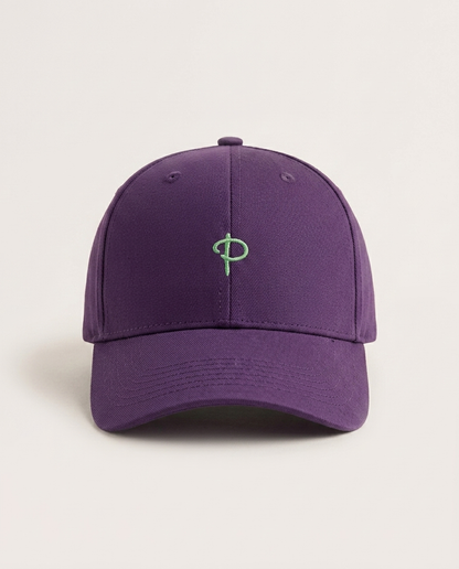 Baseball Cap Violet Purple Cotton