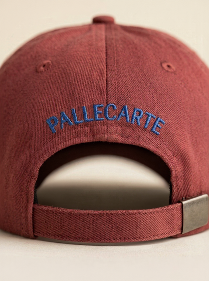 Baseball Cap Burgundy Red Cotton