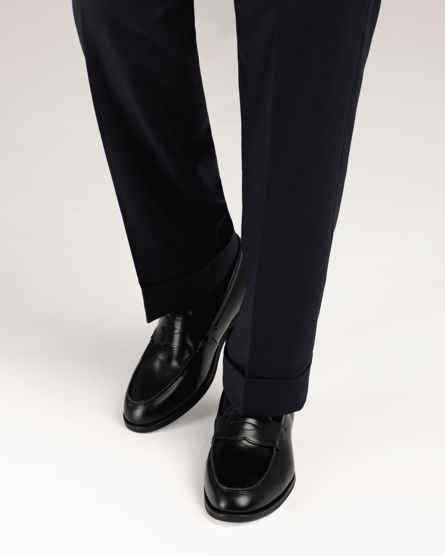 Penny Loafers Black Leather