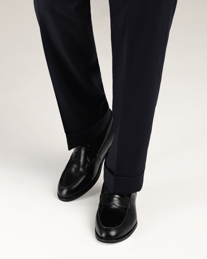 Penny Loafers Black Leather