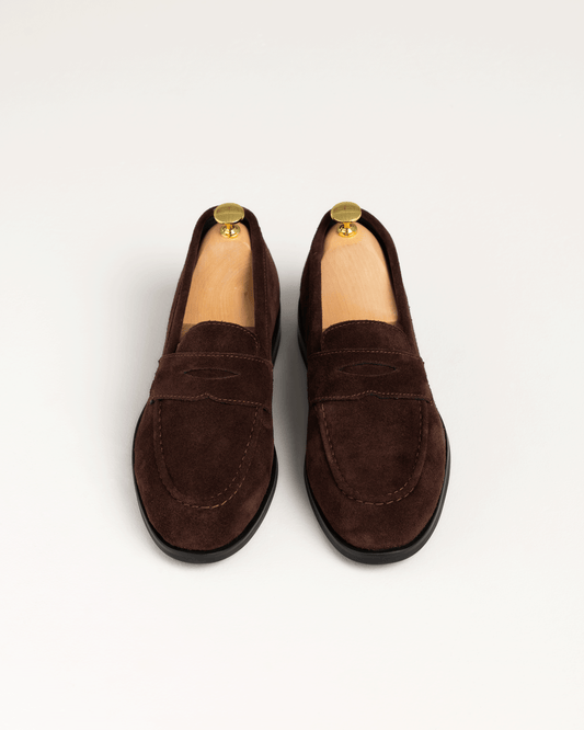 Penny Loafers Brown Suede