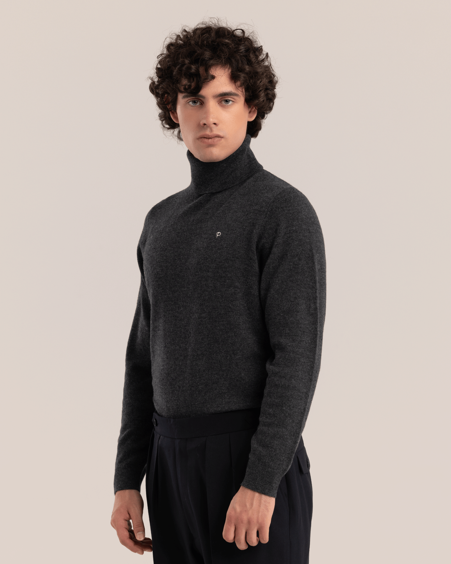 Turtleneck Sweater Dark Navy