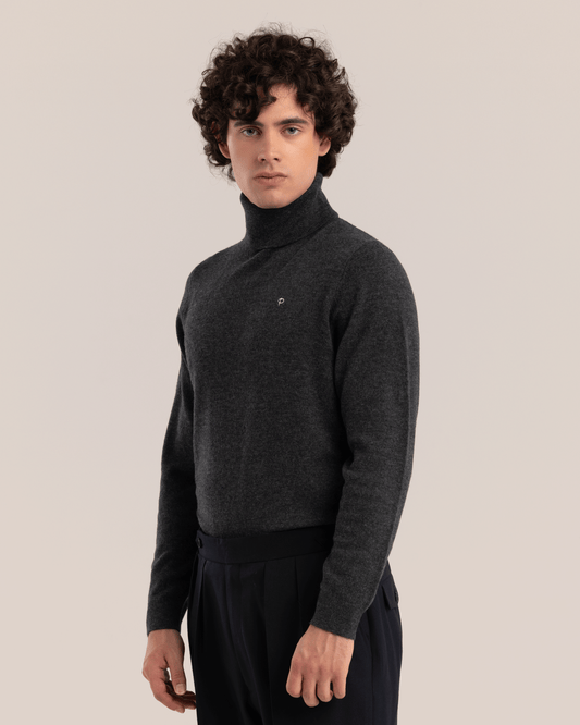 Turtleneck Sweater Dark Navy
