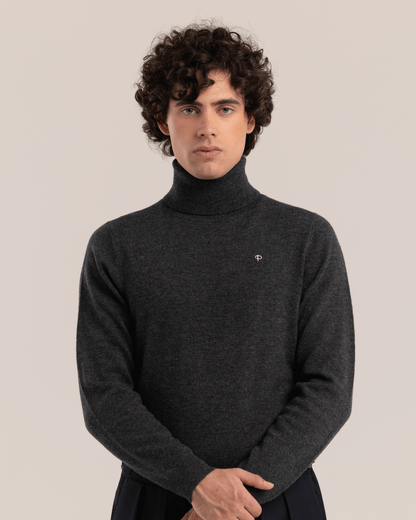 Turtleneck Sweater Dark Navy